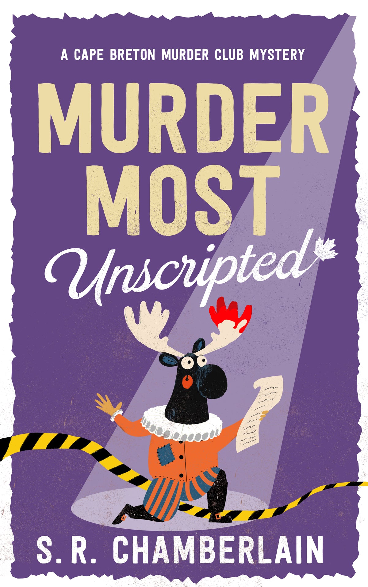 Murder Most Unscripted by S. R. Chamberlain book cover
